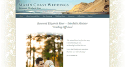 Desktop Screenshot of marincoastweddings.com